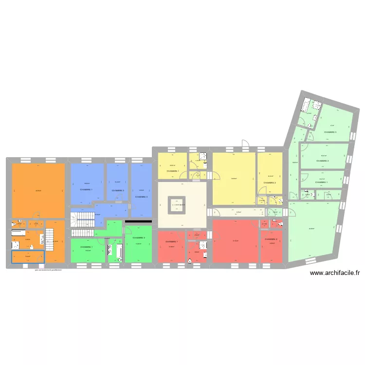Mussy la ville niveau 1 version1. Plan de Mussy la ville niveau 1 version1. Plan de