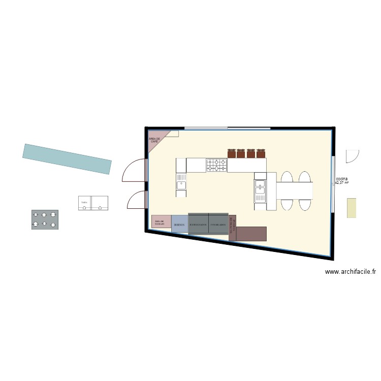 casa Creston. Plan de 0 pièce et 0 m2