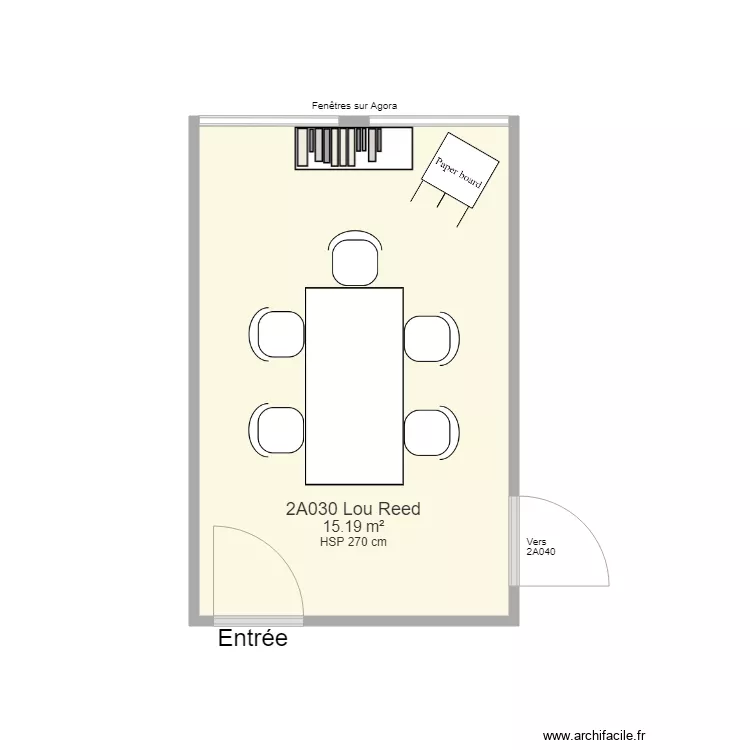 2A030 Lou Reed FS. Plan de 