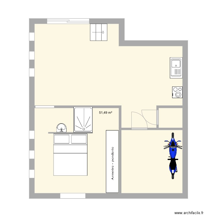 Garage test. Plan de 0 pièce et 0 m2