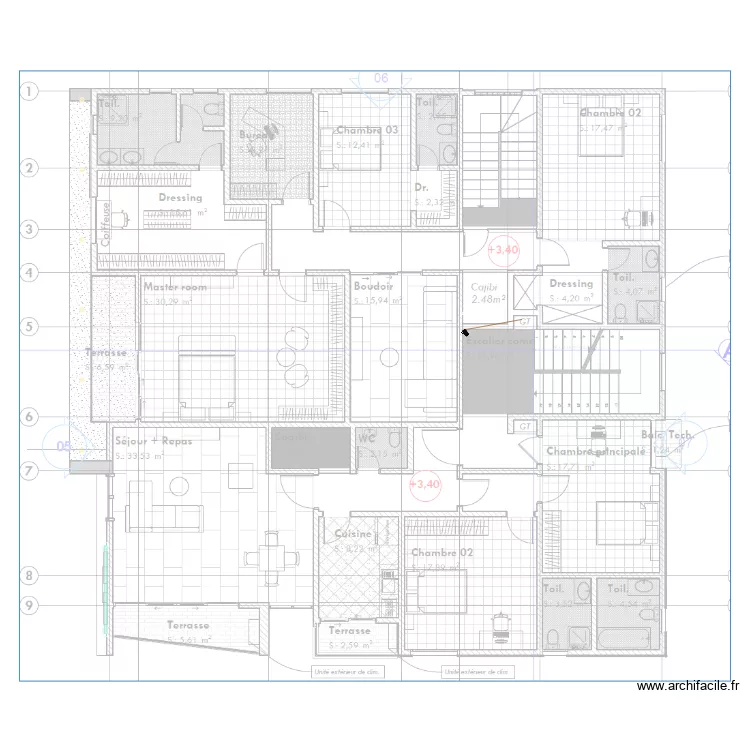 Vid&eacute;o surveillance &eacute;tage 1 bonadiwoto. Plan de 0 pièce et 0 m2