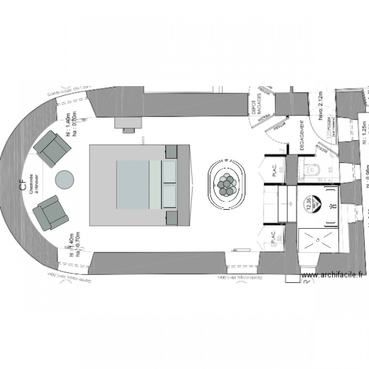 Chambre 1 presentation. Plan de 0 pièce et 0 m2