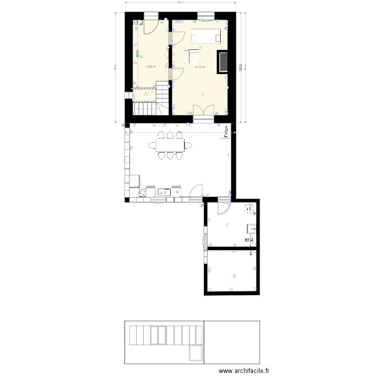 Maison Orgeval. Plan de 0 pièce et 0 m2