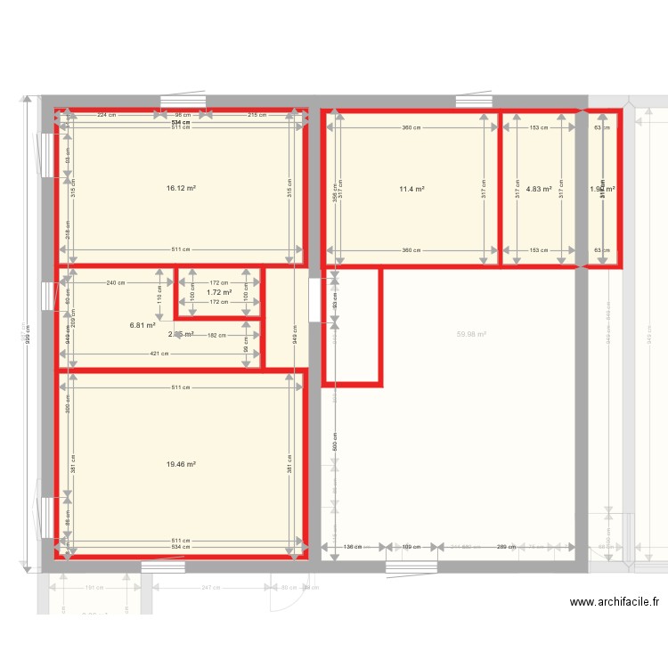 etage plans 23. Plan de 0 pièce et 0 m2