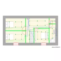 LEPAUVRE Pierre Maison Parign&eacute; Eclairage 1er &eacute;tage