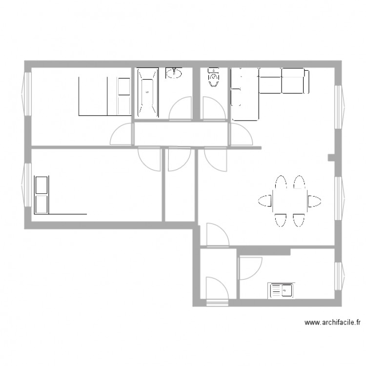 6 8 place Maurice de Fontenay Le Quintrec. Plan de 0 pièce et 0 m2