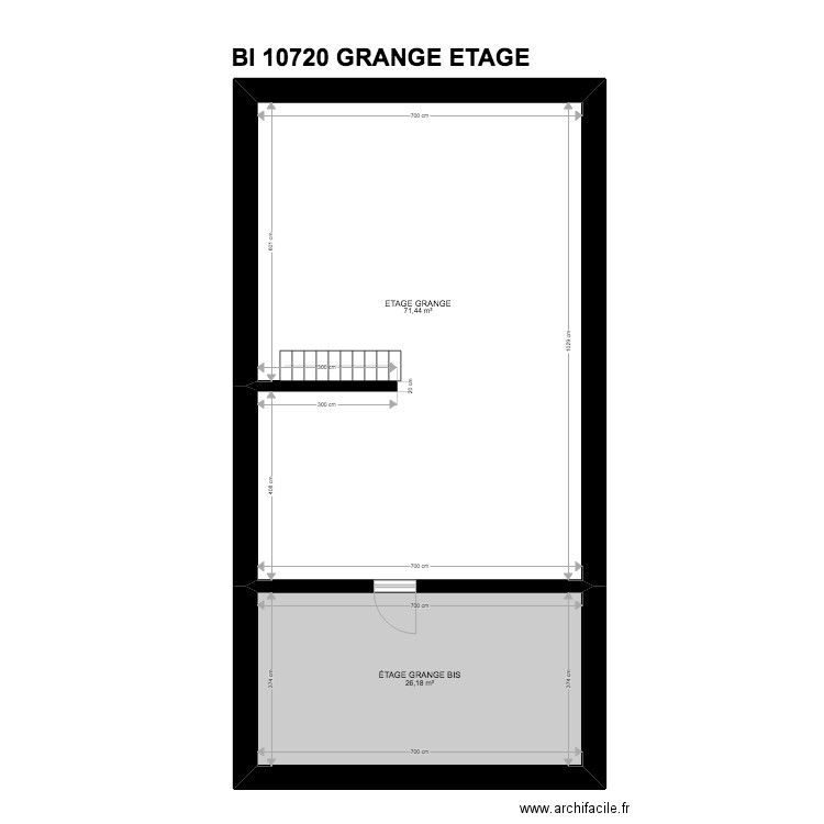 BI 10720. Plan de 31 pièces et 465 m2