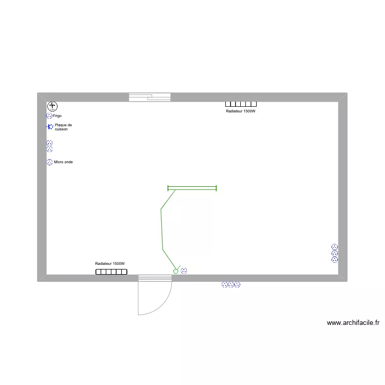 salle de pause . Plan de 