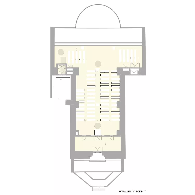 EGLISE DIEULEFIT 2. Plan de EGLISE DIEULEFIT 2. Plan de