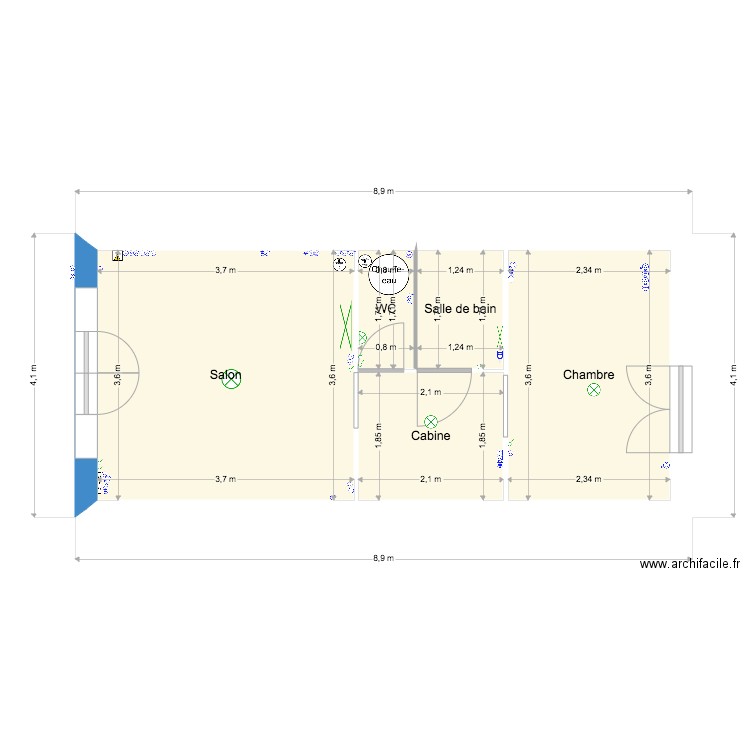 MaisonnetteAgdeElectricité. Plan de 0 pièce et 0 m2