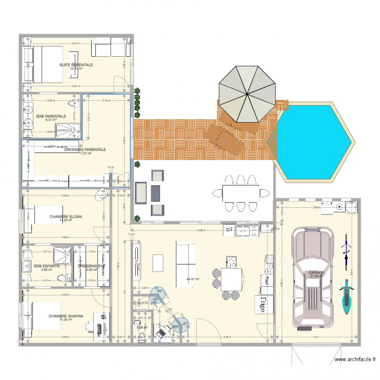 PLAN MODELE PREMIER JET. Plan de 0 pièce et 0 m2