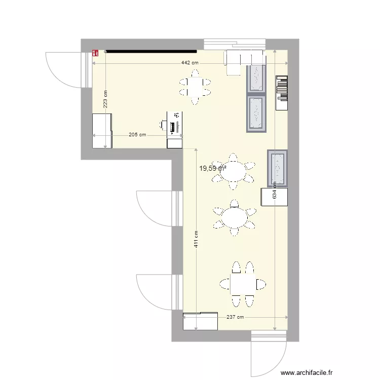 garderie 2 Pugnac. Plan de 