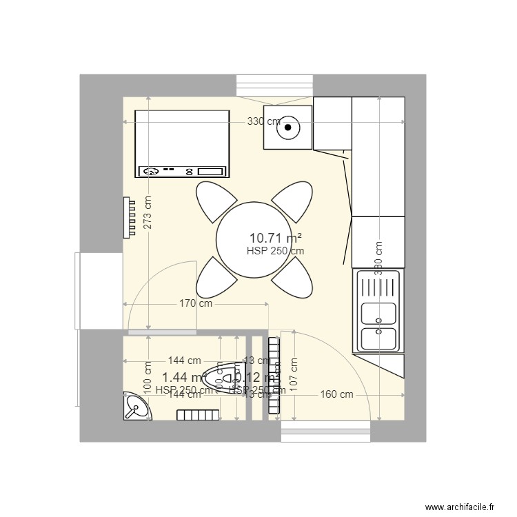 pacaud. Plan de 0 pièce et 0 m2