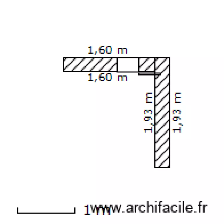 SALLE DE BAIN. Plan de 