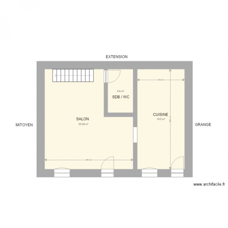 PREFOL RDC. Plan de 0 pièce et 0 m2