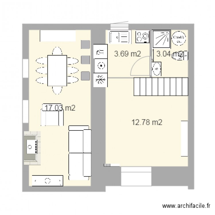 RDC SIXT. Plan de 0 pièce et 0 m2