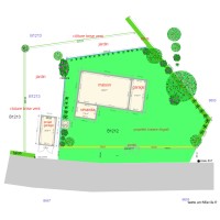 plan de masse  avec projet
