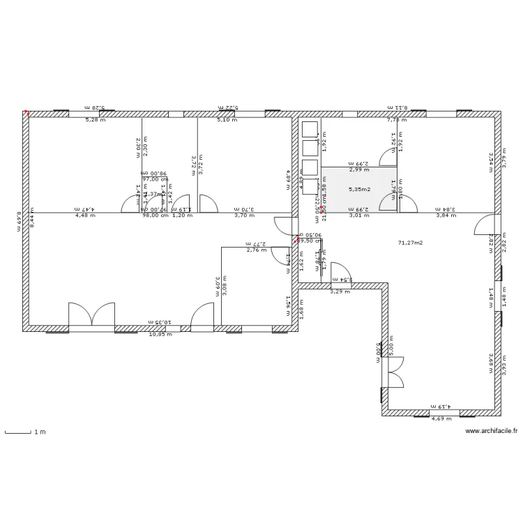 Maison Chuzelles nuit haut. Plan de Maison Chuzelles nuit haut. Plan de