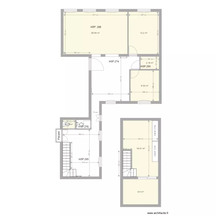 Nolwenn et Jacques SORET EXISTANT. Plan de Nolwenn et Jacques SORET EXISTANT. Plan de