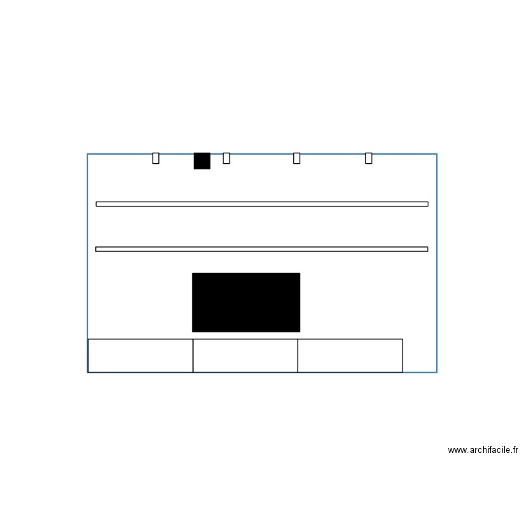 Meuble TV. Plan de 0 pièce et 0 m2