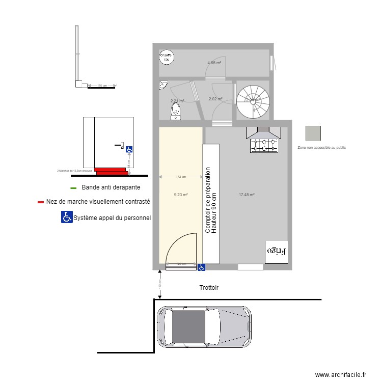 La pizzeria du Pont . Plan de 0 pièce et 0 m2