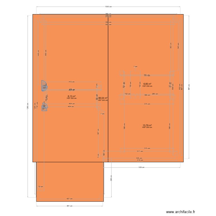 PROJET MAISON V3. Plan de 0 pièce et 0 m2