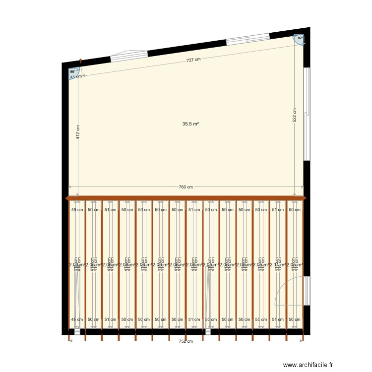 GARAGE charpente. Plan de 0 pièce et 0 m2