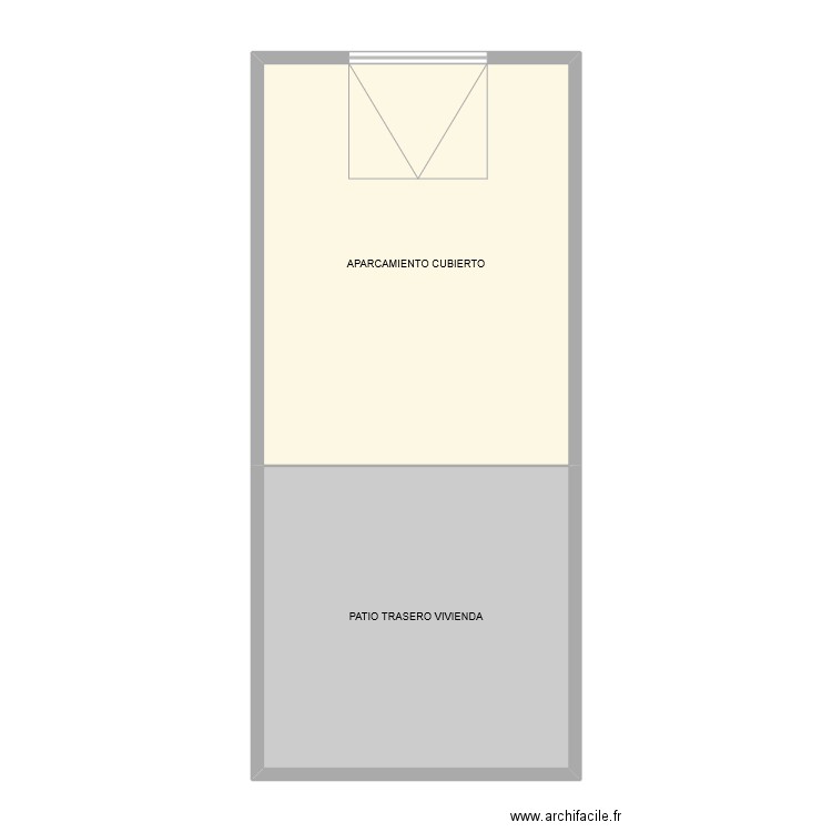 TAUSTE 17 CASA 4. Plan de 2 pièces et 65 m2