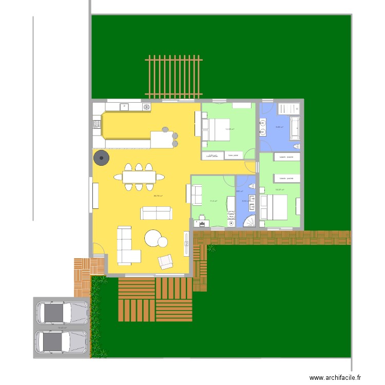 plan sautron 5. Plan de 0 pièce et 0 m2