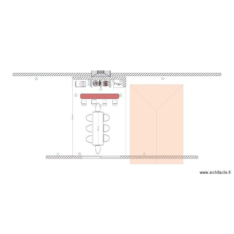 terrasse. Plan de 0 pièce et 0 m2