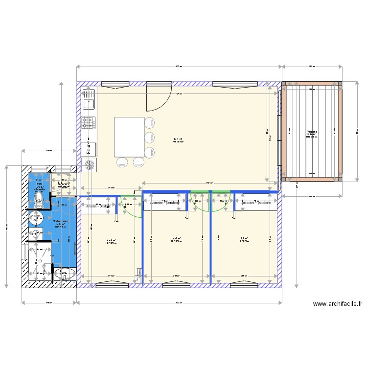 DAEMERS PROJET 2 bis. Plan de 0 pièce et 0 m2