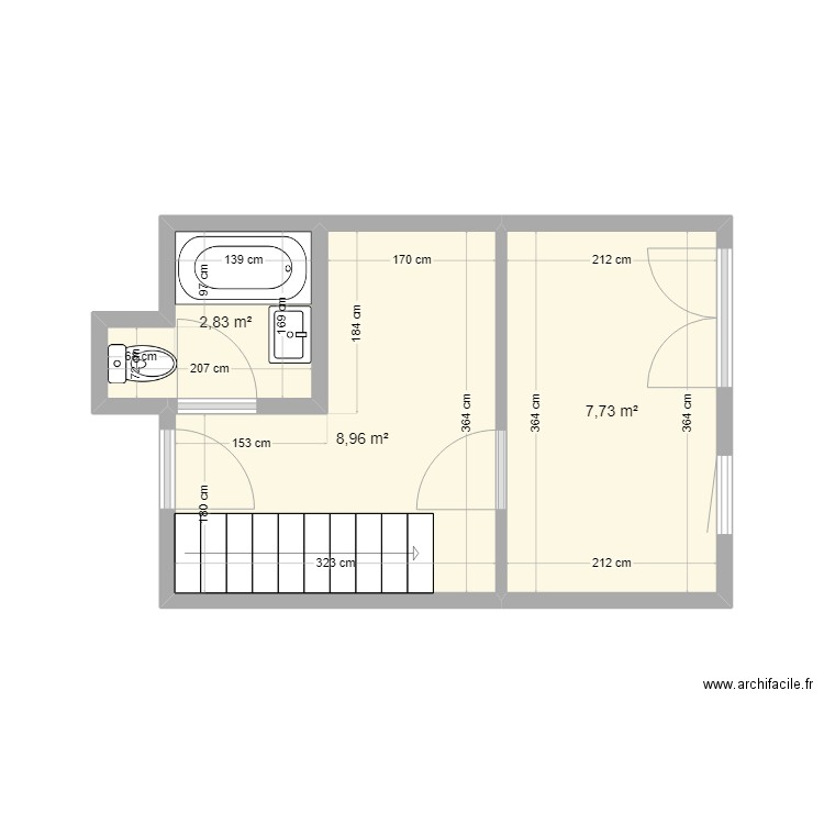 RAVINES - 2P6 DUPLEX niveau haut. Plan de 0 pièce et 0 m2