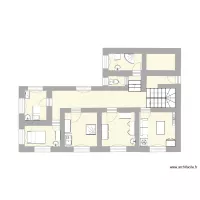 DOULLENS -18 Place de ma Gare-chambres 1 et 5