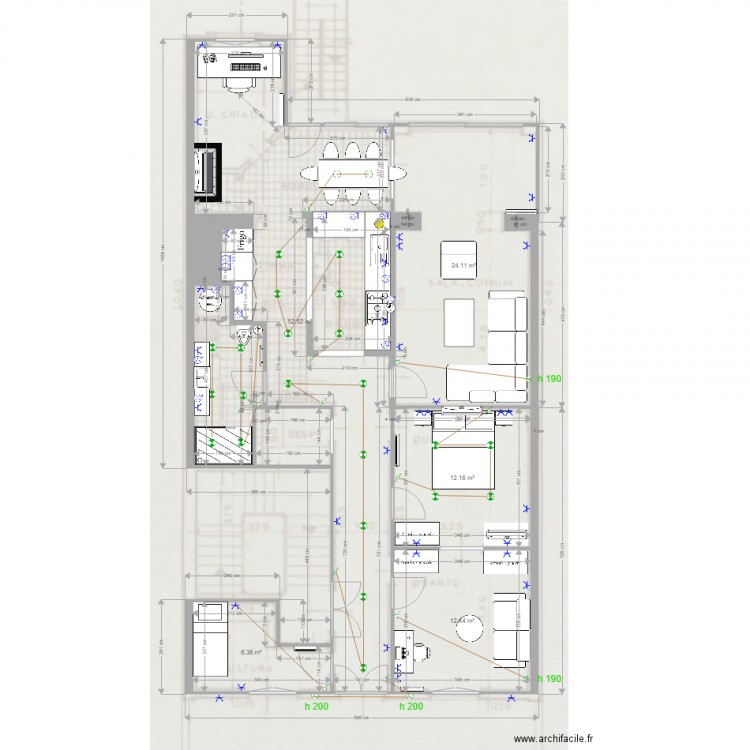 santana4 elec2. Plan de 0 pièce et 0 m2