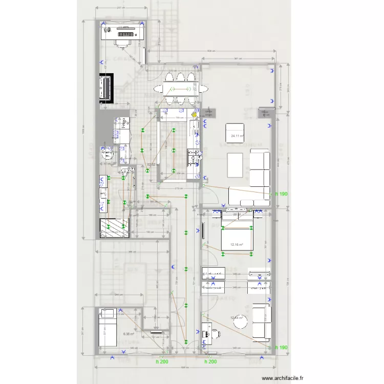 santana4 elec2. Plan de 