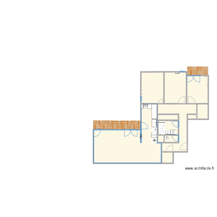 Appart cuisine. Plan de 0 pièce et 0 m2