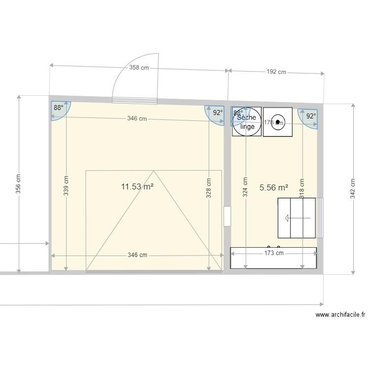 Lits Garage. Plan de 0 pièce et 0 m2