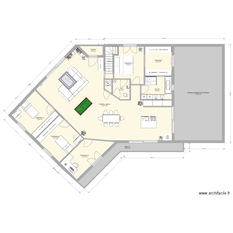 PROJET ST SEURIN. Plan de 0 pièce et 0 m2