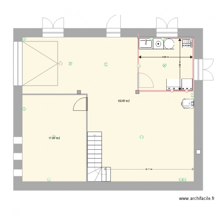 Sous sol. Plan de 0 pièce et 0 m2