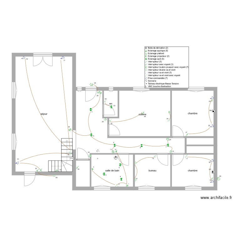 volpini éclairage. Plan de 0 pièce et 0 m2