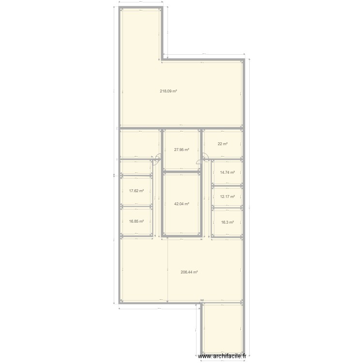 HAG2. Plan de 0 pièce et 0 m2