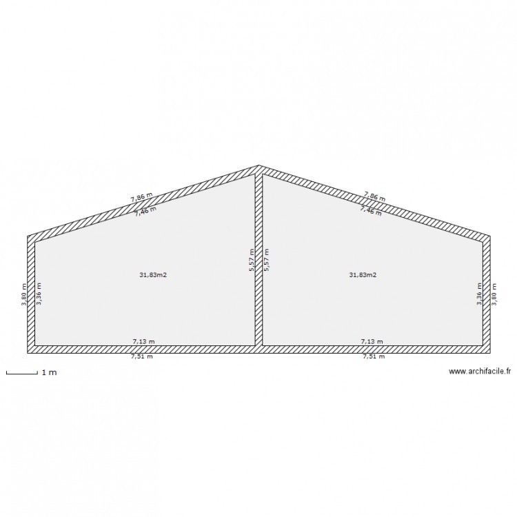 Grange 2. Plan de 0 pièce et 0 m2