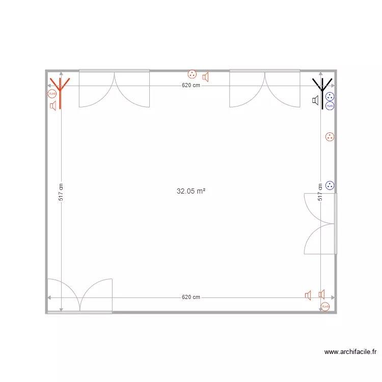 Salon. Plan de Salon. Plan de