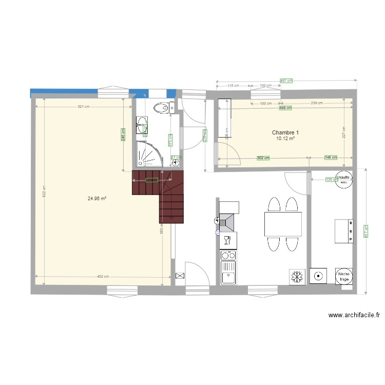  maison rdc epieds. Plan de 0 pièce et 0 m2