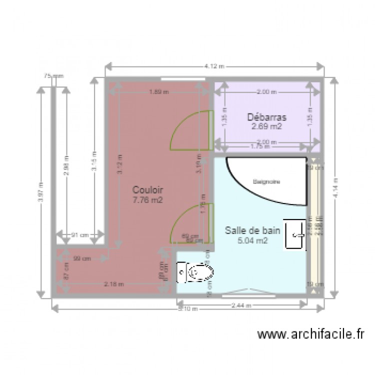 sdb 23. Plan de 0 pièce et 0 m2