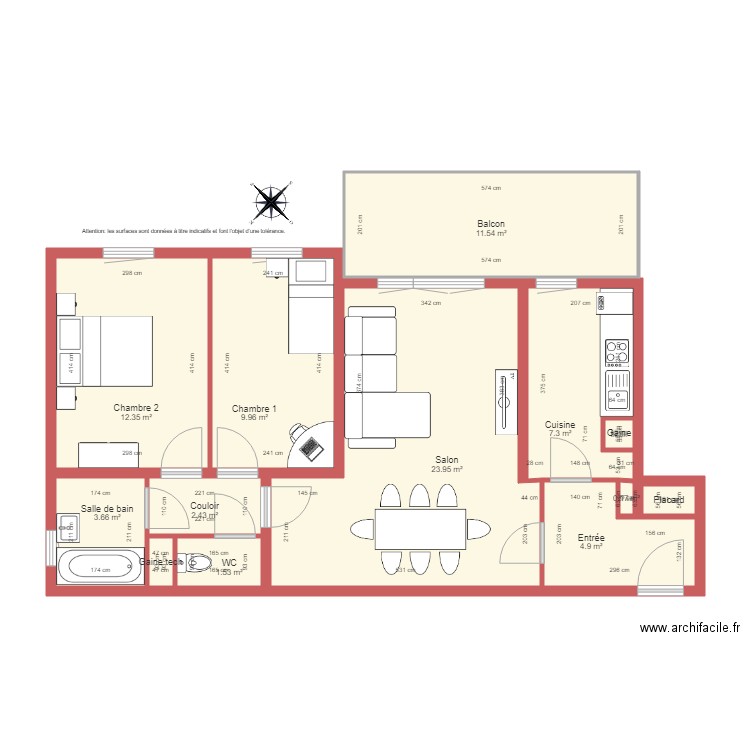 BI 1444. Plan de 0 pièce et 0 m2