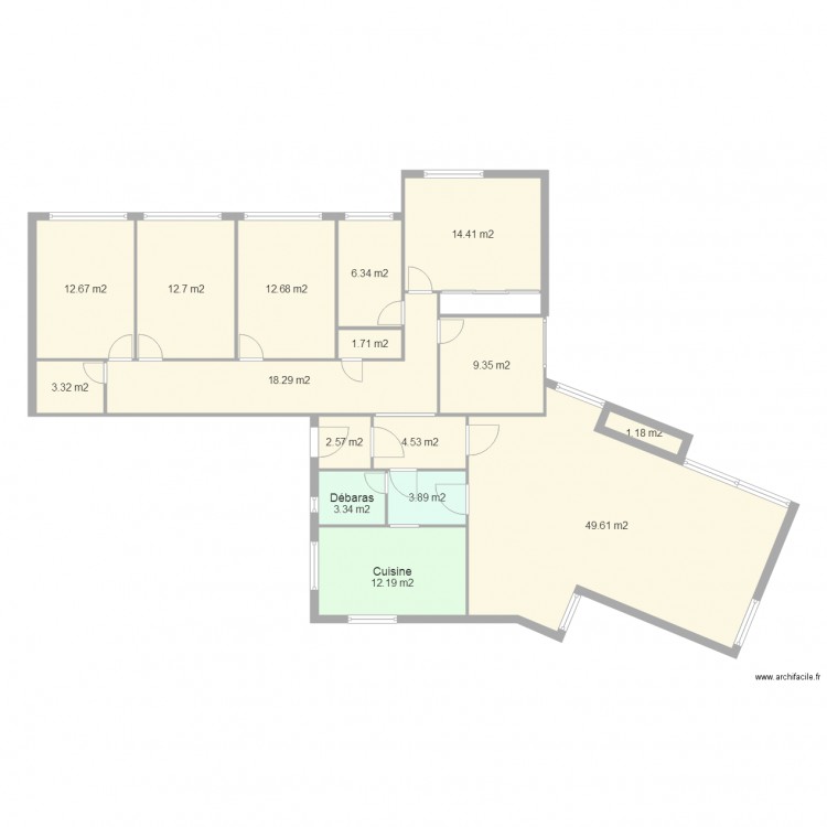 maison archifacile 3. Plan de 0 pièce et 0 m2