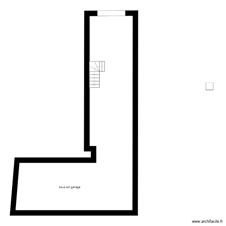 BRUNEL garage. Plan de 