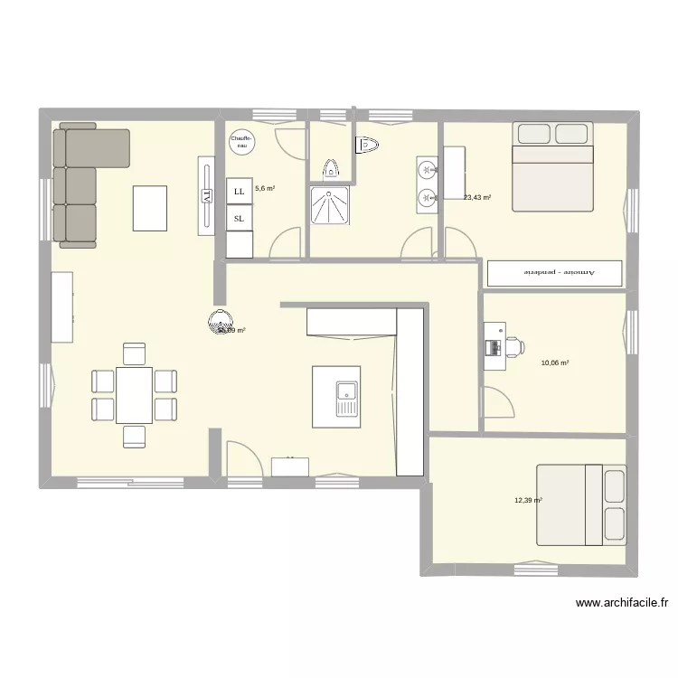 maison Mons. Plan de 5 et 107 m² maison Mons. Plan de 5 et 107 m²