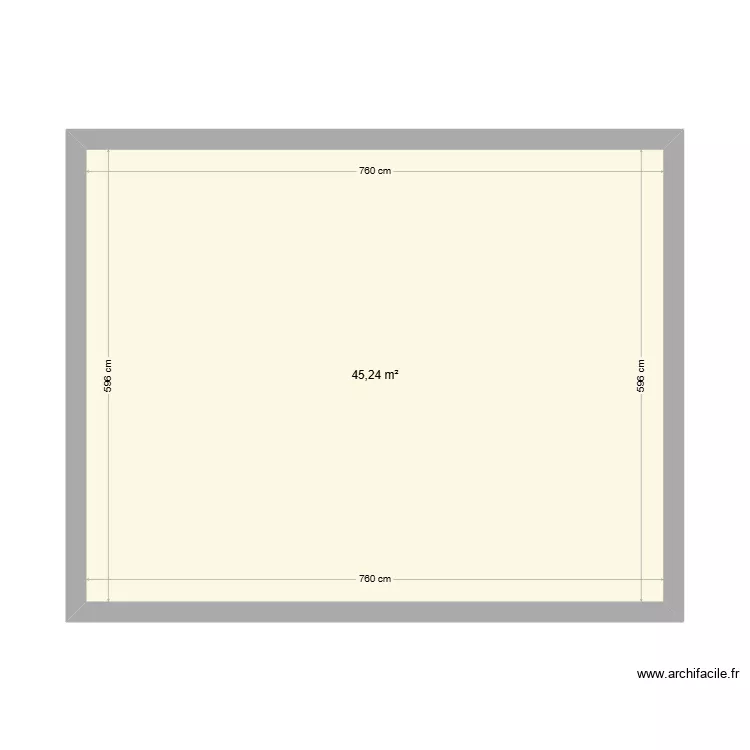 garage. Plan de 